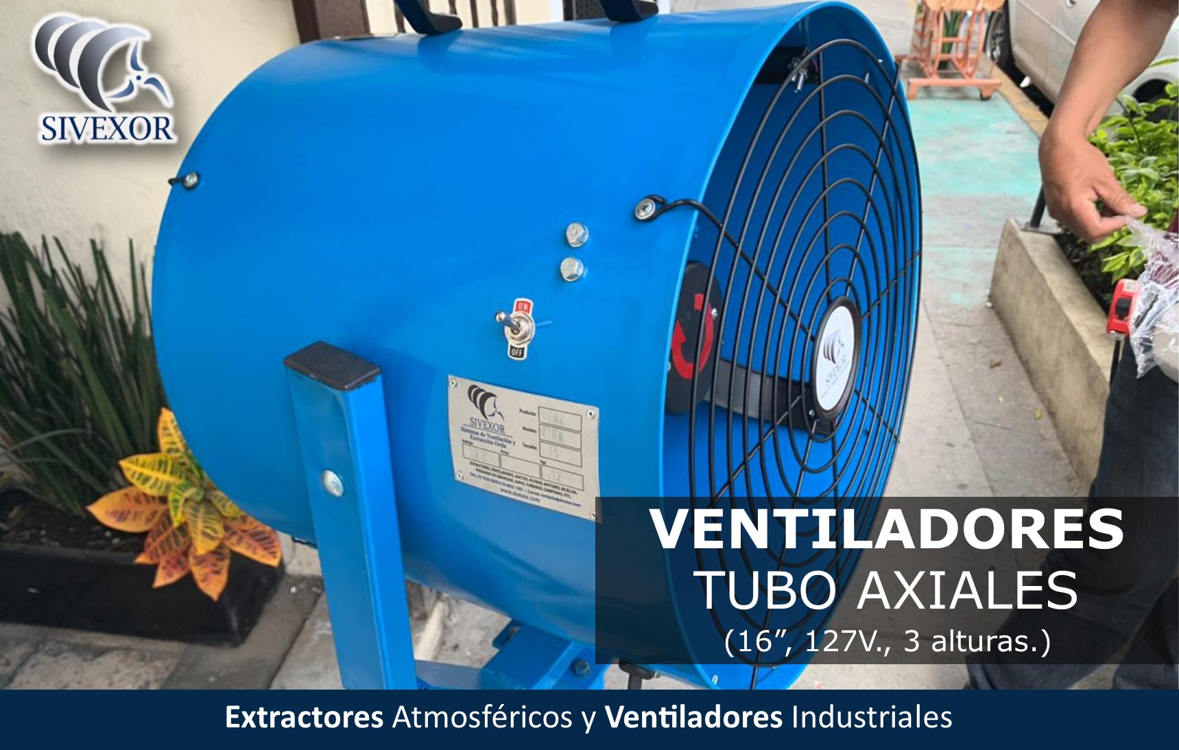 Ventiladores Movibles industriales SIVEXOR
